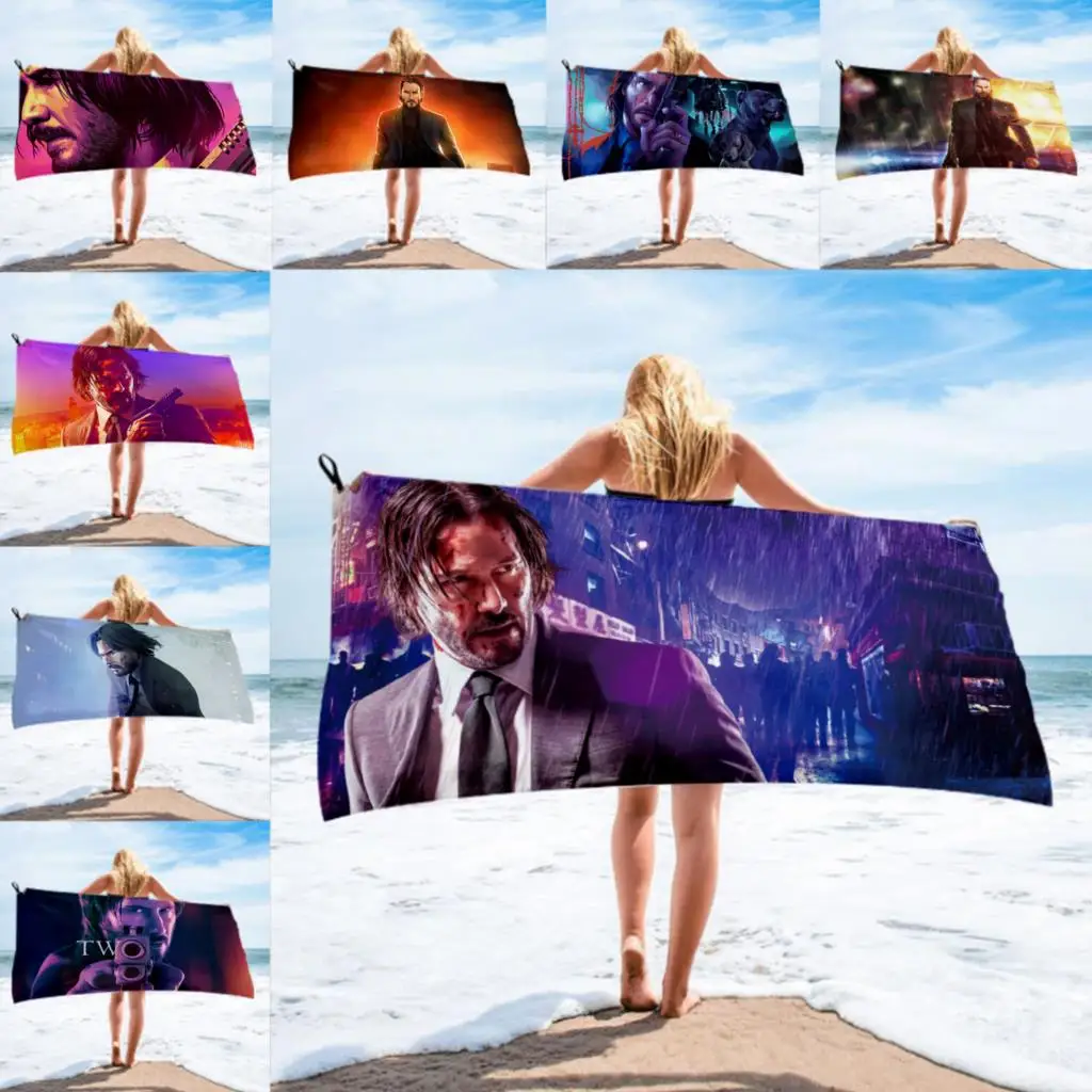 Полотенце для ванны из микрофибры с принтом | Спорт и развлечения