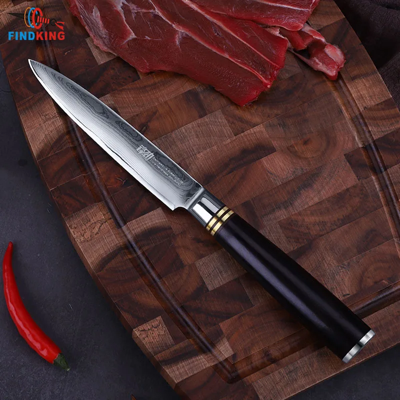 Набор кухонных дамасских ножей из 6 предметов качественные острые лезвия наборы