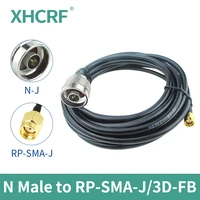 antenna cable extension cable with adapters n male to rp sma male extension wire 3d fb low signal loss