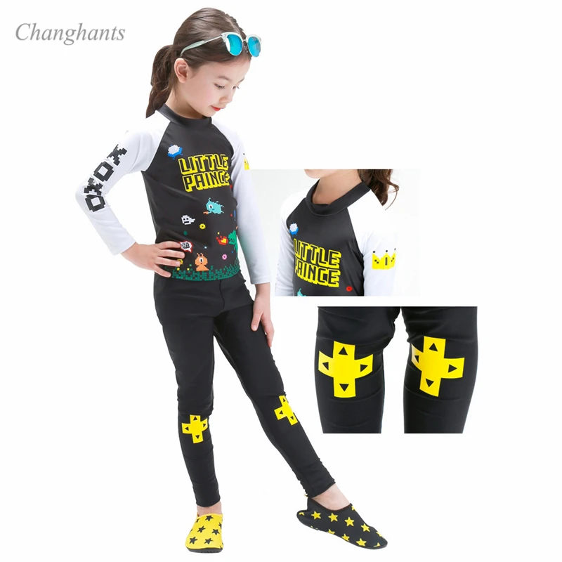 Для детей возрастом от 2 до 10 лет для девочек комплект из двух предметов купальный