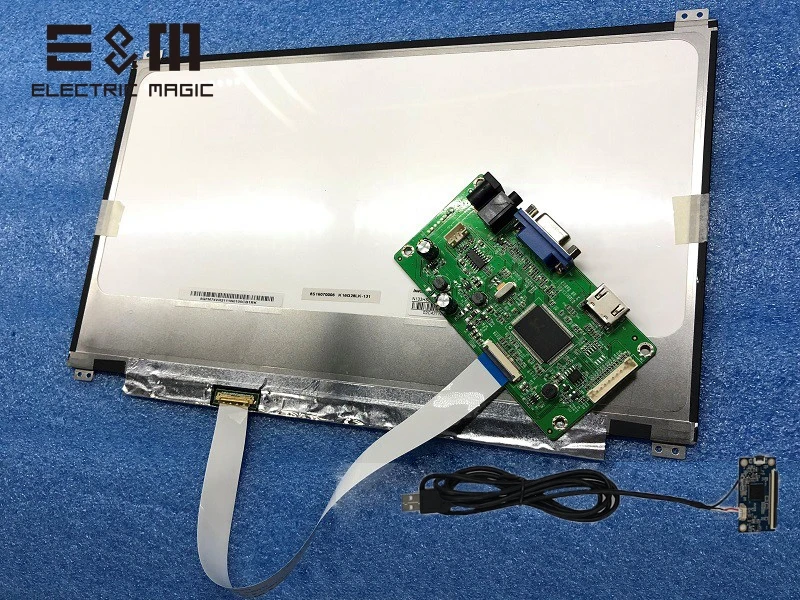 13 3 дюймовый IPS 1920*1080 Емкостный сенсорный ЖК-монитор HDMI VGA EDP плата привода