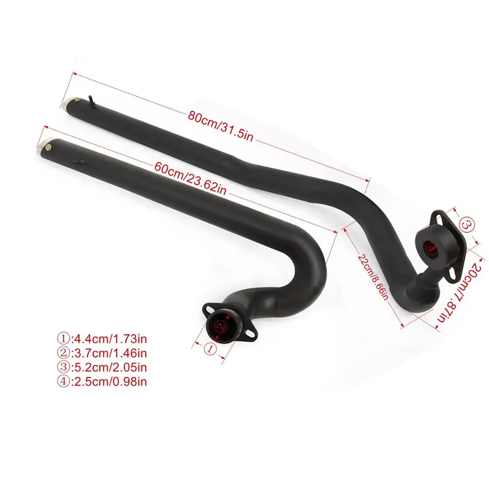 Выхлопная труба для мотоцикла с глушителем съемный глушитель Yamaha V Star Dragstar 1100 XVS1100