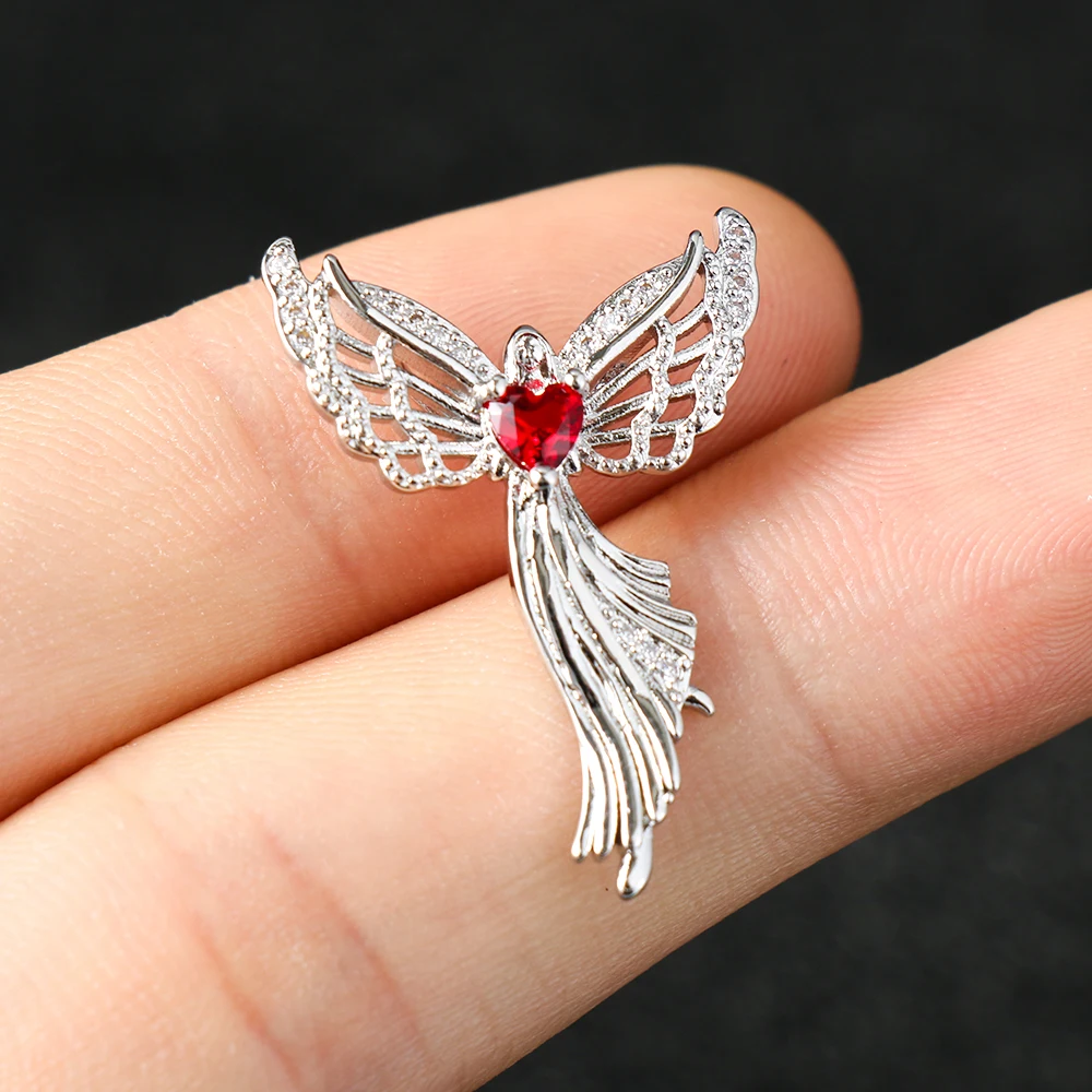 Женская подвеска в виде крыла ангела молитвенная религия Дева Мария креативные