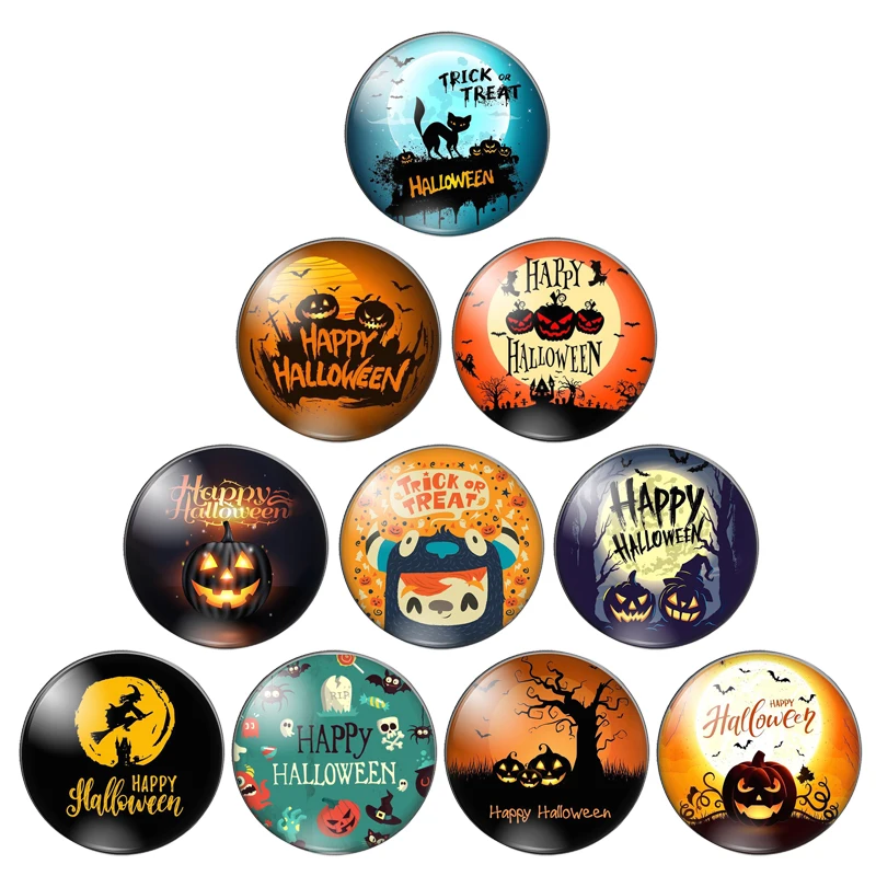 Круглый стеклянный кабошон с плоской задней поверхностью ZB0543 подарок на день