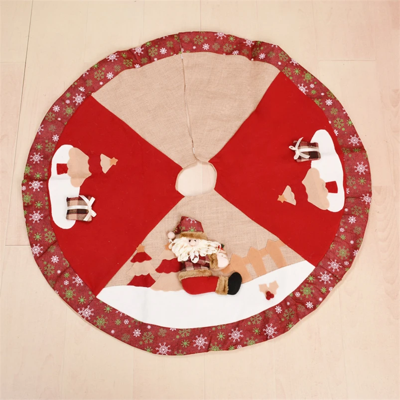 Рождественское украшение для дома Рождественская юбка елки новогодний подарок