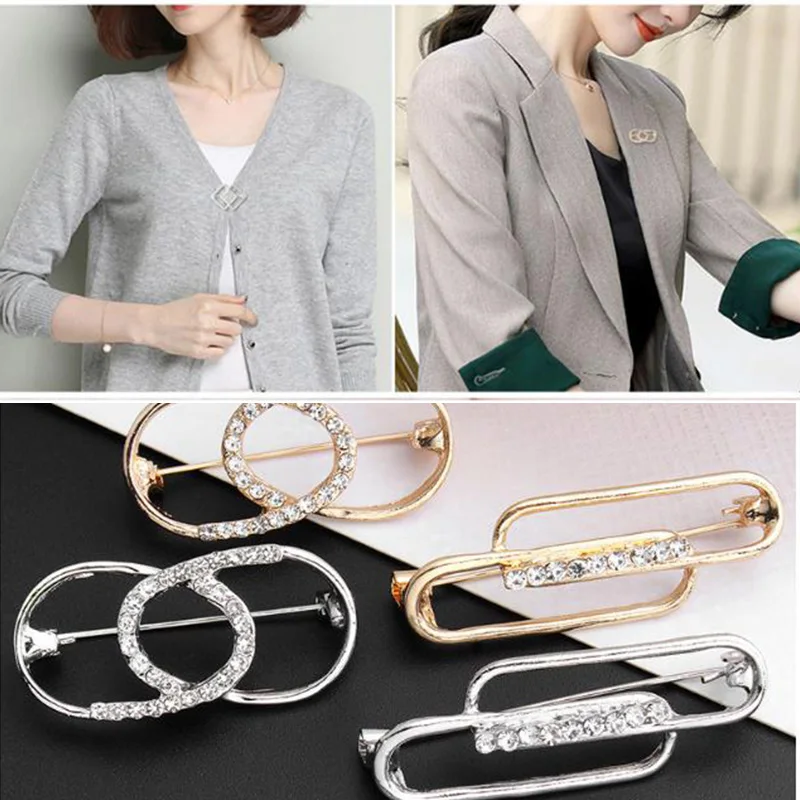 Брошь женская с жемчугом стразы на лацкан | Украшения и аксессуары