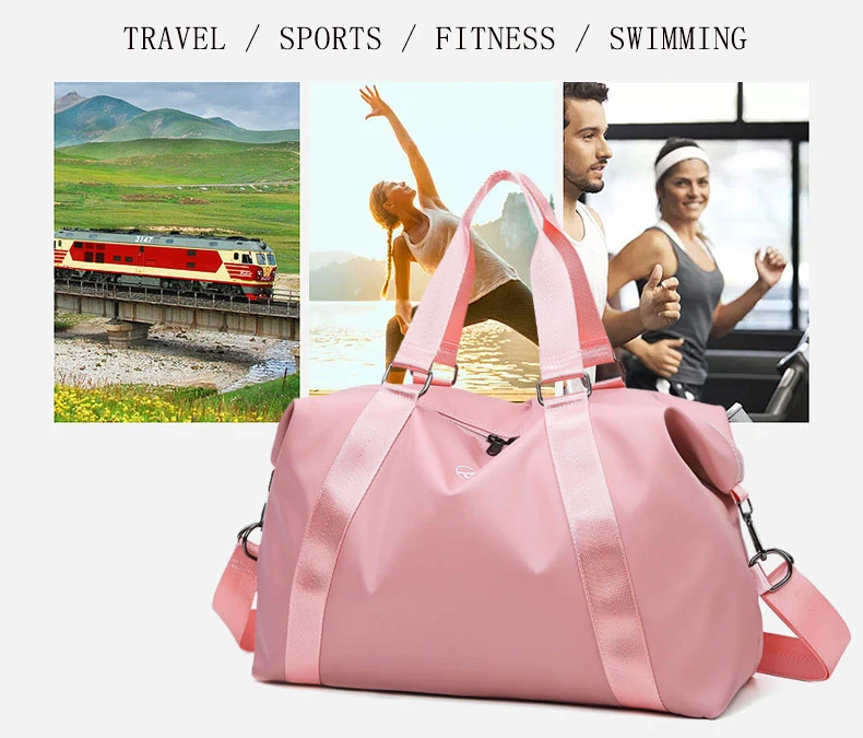 Wobag модная розовая спортивная женская сумка для занятий йогой, тренировочная сумка для отдыха на открытом воздухе, повседневная дорожная сумка