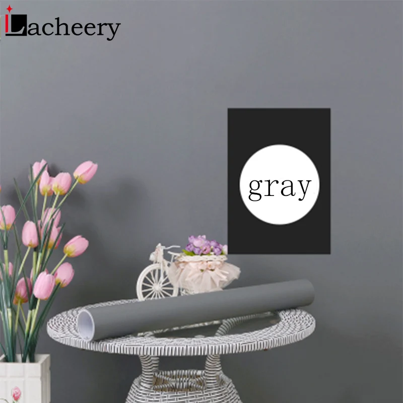 

Pure Color Dining Table Matte Wallpaper Self Adhesive Waterproof Vinyl Wall Stickers Desk Decals Removable Easy to Install Decor