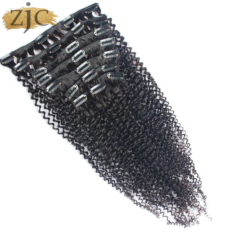 Наращивания на клипсах человеческие натуральные волосы производства Бразилии 4b