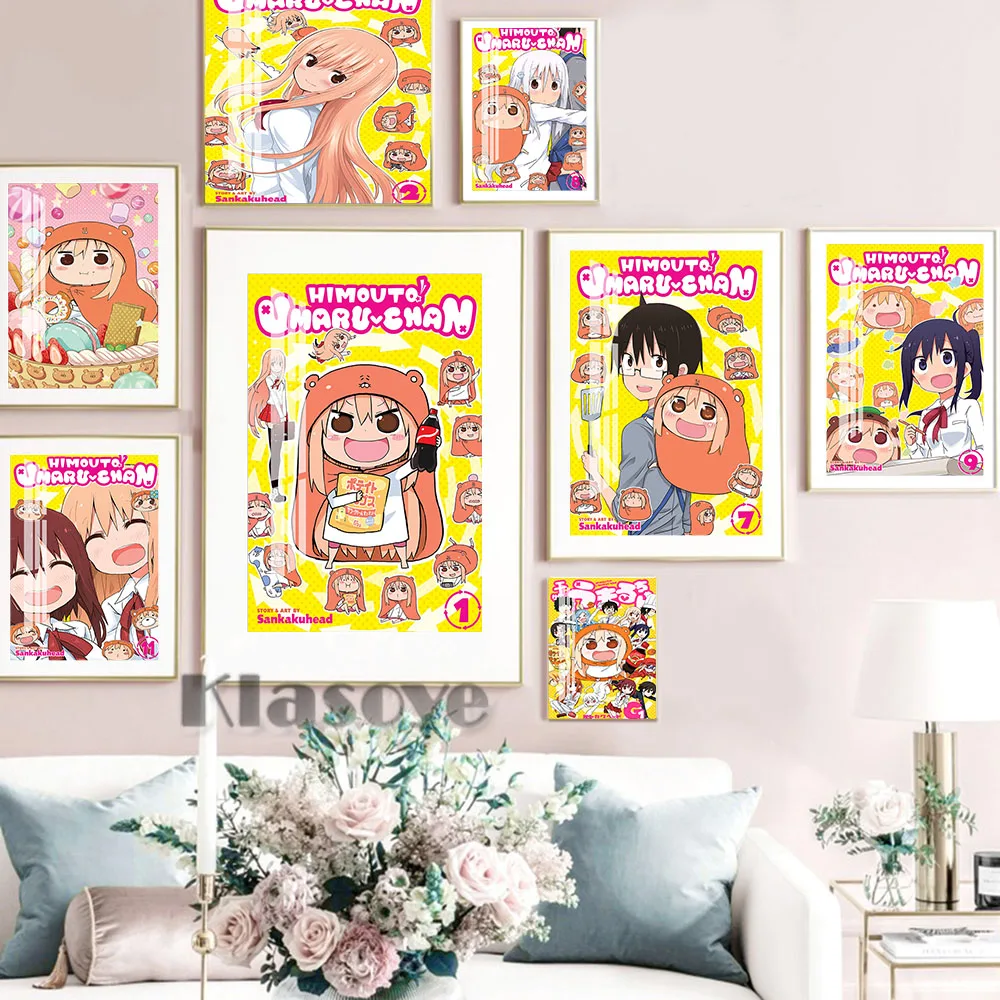 

Himouto Umaru Chan Hot Japanese Anime Art Prints Poster Manga Character Modern Canvas Painting Fans Collection Gift Home Decor