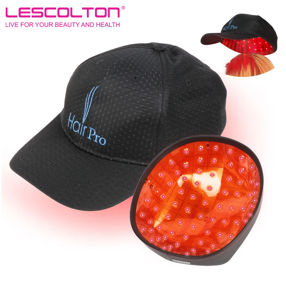 

LESCOLTON лазерный шлем для роста волос, лазерная шапка Hairpro, мужская шапка для выпадения волос, лечения мужских t-образных устройств для роста во...