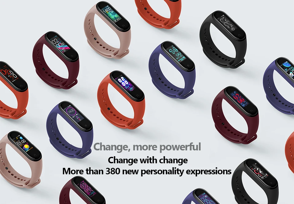 Xiaomi mi Band 4 Smart band 4 цветной экран Браслет Пульс фитнес музыка Bluetooth 50 м водонепроницаемый xiaomi браслет 4 mi Band