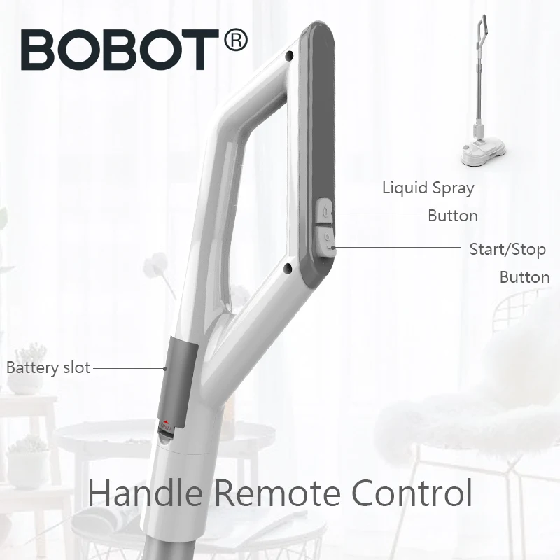 BOBOT Швабра Кинг Беспроводная электрическая швабра для мытья пола Робот ручная