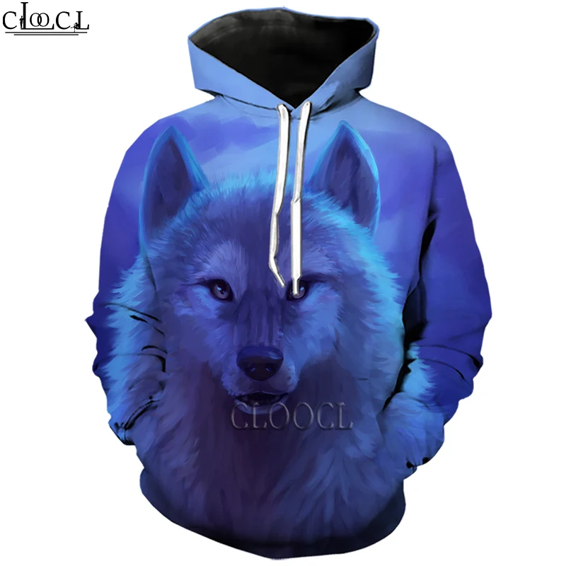 HX новейшая толстовка с 3D принтом животного волка мужской женский спортивный