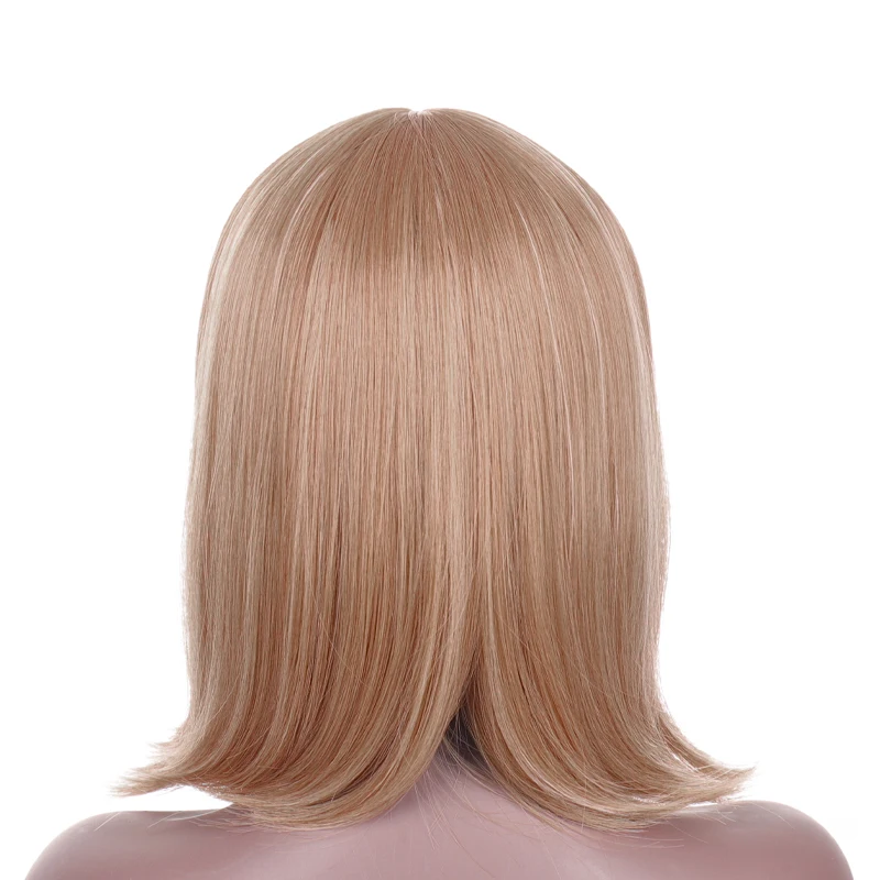 

WEILAI Women's Fashion Wigs Synthetic Hair Short Bob Straight Hair Brown Cosplay Wigs Fashion Colors for Women's Short Wigs