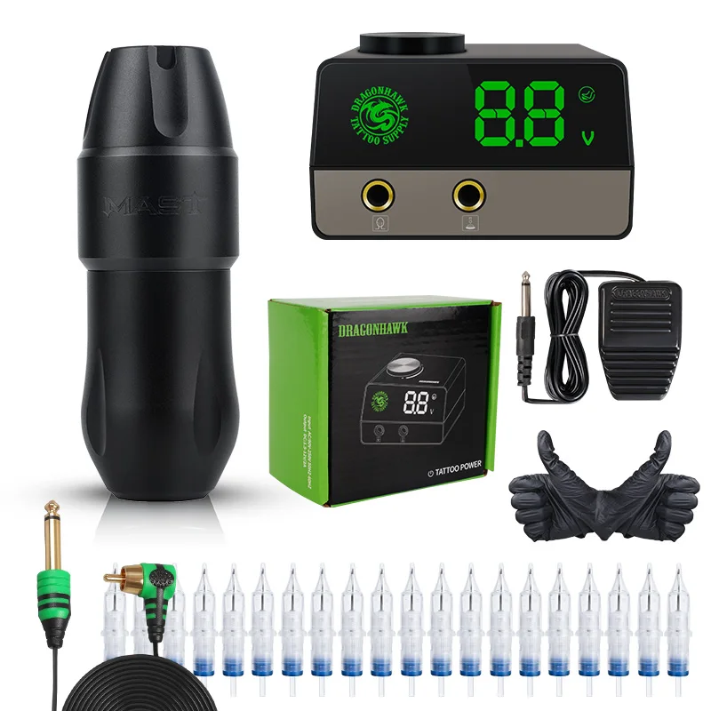 Dragonhawk мачты Топ татуировки комплект двигатель поворотные ручки макияж