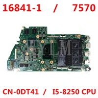 16841 1 00dt41 for dell inspiron 7570 laptop motherboard cn 0dt41 00dt41 i5 8250 cpu tested ok