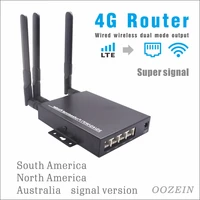 4g router cat6 300mbps super high signal smart lte cpe wifi modem usa canada brazil chile mexico america australia network band