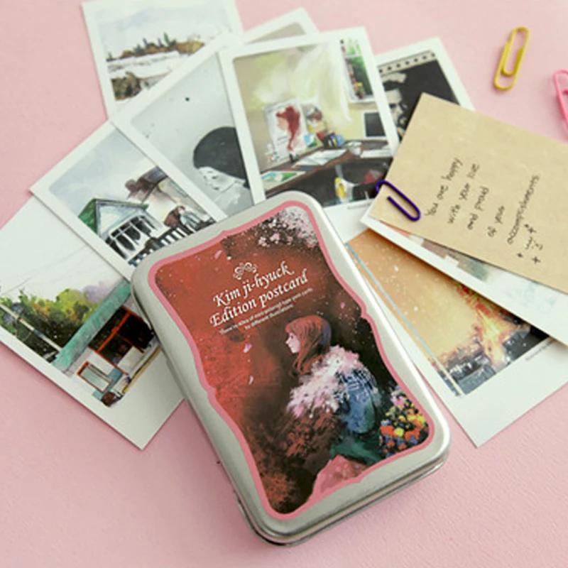 Wonderland серии сказок мини маленькая карта железный ящик ролевые 40 штук вход