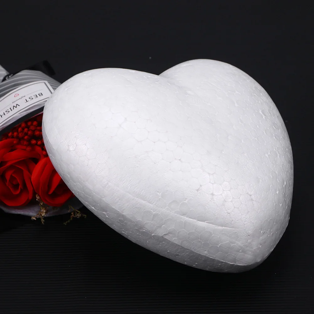 

6pcs Modeling Hollow Heart Wreath DIY Art Craft Modeling Supplies (White)