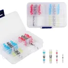 50 шт. и 100 шт. соединительные провода для уплотнения припоя-термоусадочные стыковые Соединители-набор припоя-Автомобильный морской инсулятор