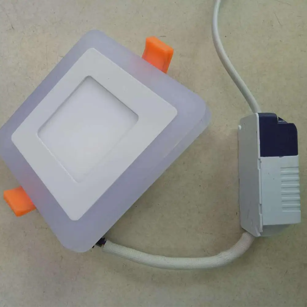 Цветной Акриловый светодиодный встраиваемый потолочный светильник