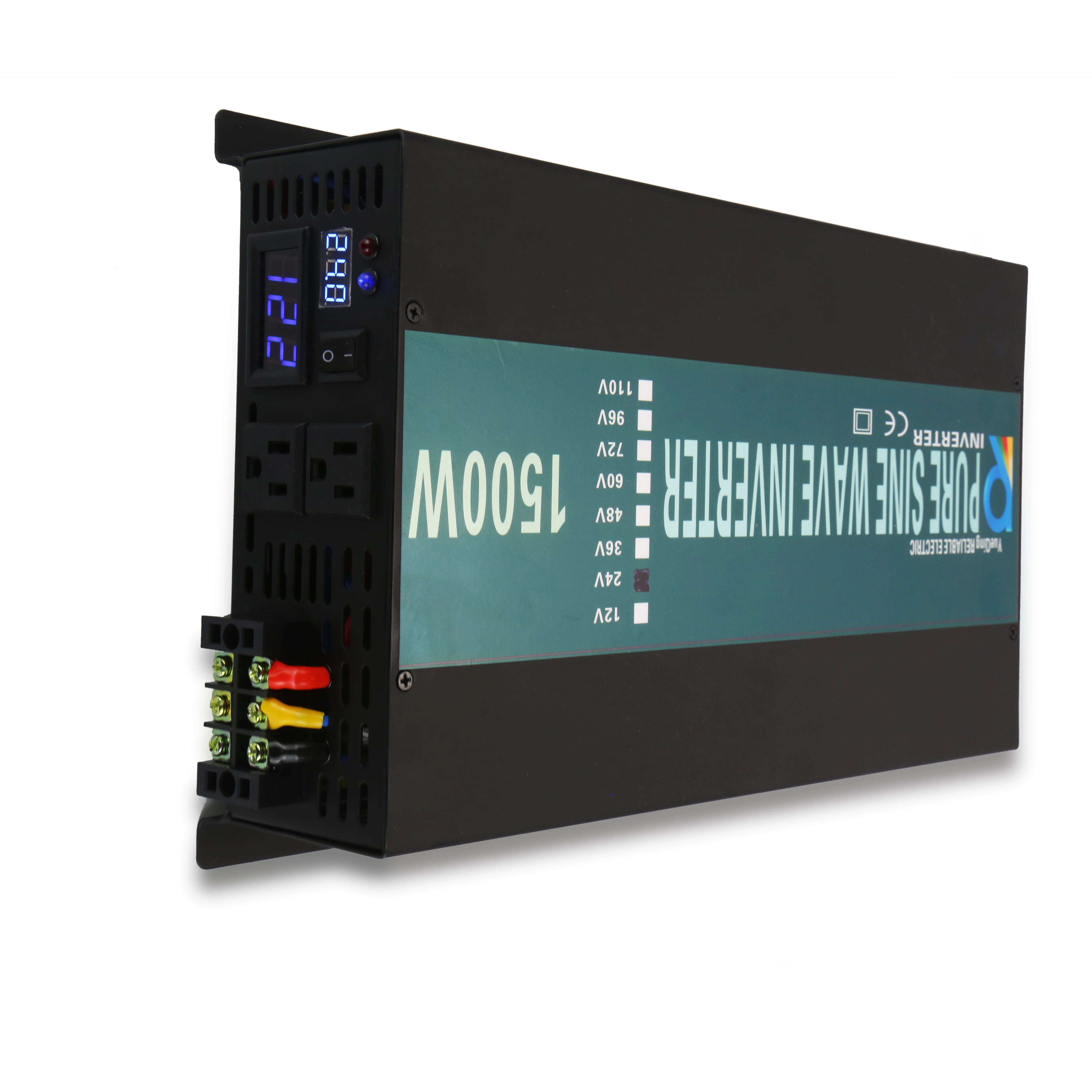 Автономный солнечный инвертор 12 В 220 1500 Вт немодулированный синусоидальный