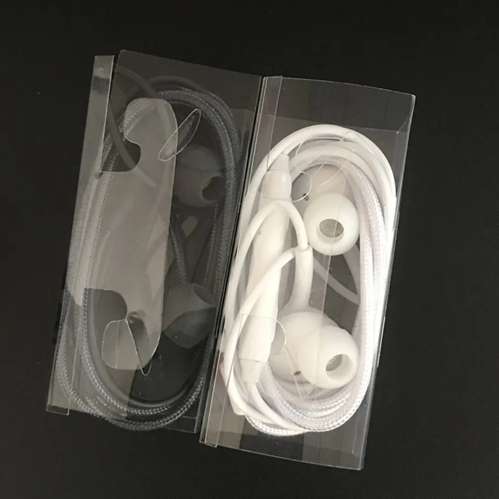 Спортивные стерео наушники-вкладыши с микрофоном проводной блок управления 3 5 мм