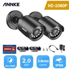 Камера видеонаблюдения ANNKE, 2 шт., 1080P, 2 МП, IP66