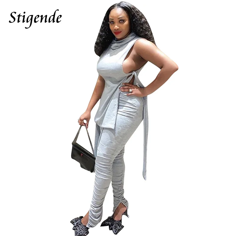 Стильный Сексуальный комплект из двух предметов Клубная одежда для женщин