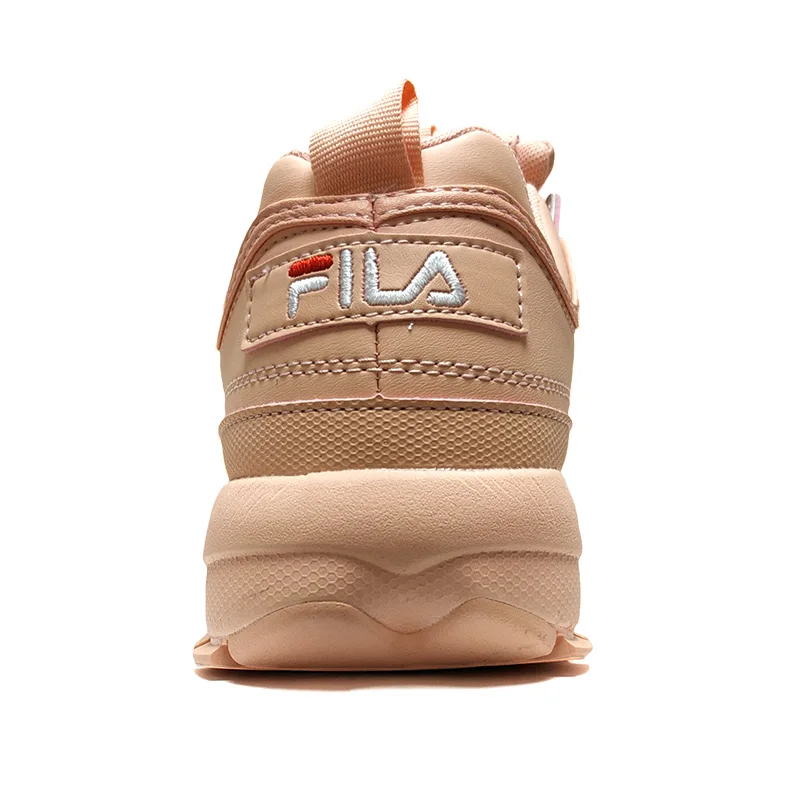 Розовые женские кроссовки для бега FILA Disruptor II 2 утолщенные Леггинсы ремонта ног