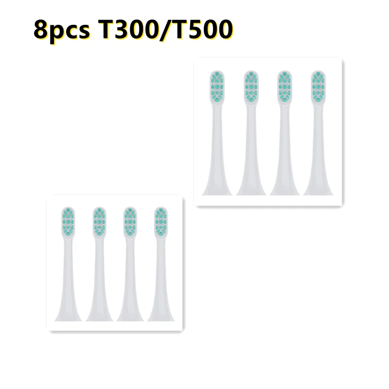 

8pcs For Xiaomi Sonic Electric Toothbrush Heads T300 T500 Ultrasonic 3D Whitening High-density Replacement Tooth Brush Heads