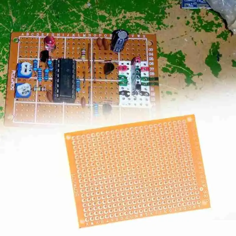 

1PC 5*7CM Single-sided Universal DIY Paper PCB Board Electricity Experiment Circuit Boards V7R1
