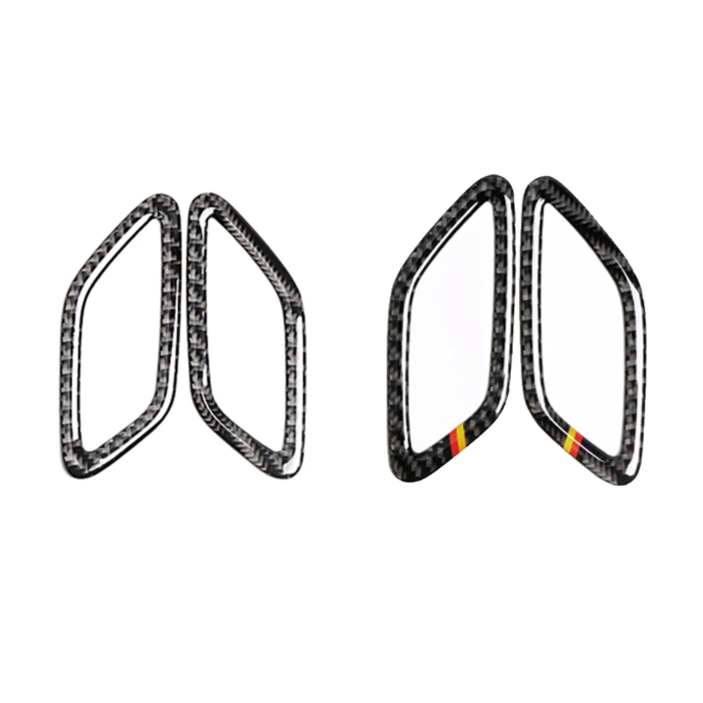 

Replacement For Mercedes Benz Classe A 2013-2018 2pcs/set Air Outlet Frame Cover Carbon Fiber Air Vent Decor