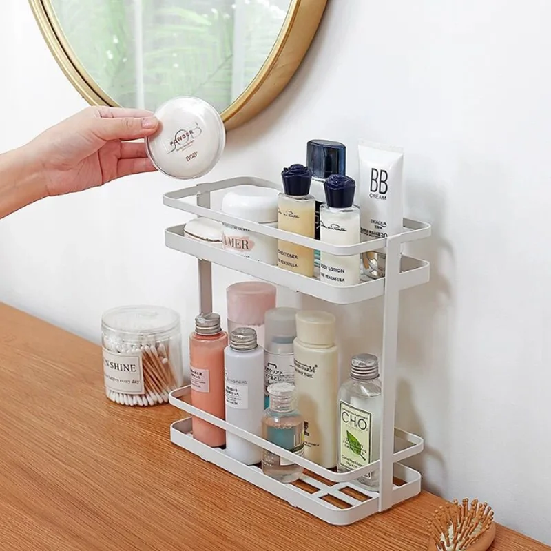 Скандинавские стеллажи для ванной комнаты металлические хранения туалетных