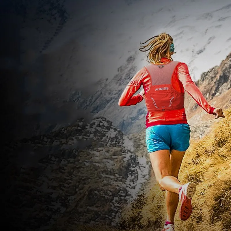 Aonijie C932 Lightweight Backpack Running Vest Nylon Bag 500ml Soft Flask Cycling Marathon Portable Ultralight Hiking 2.5L Bag