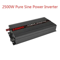 2500w 2 5kw pure sine wave inverter dc to ac off grid power inverter car converter voltage transformer for night camping
