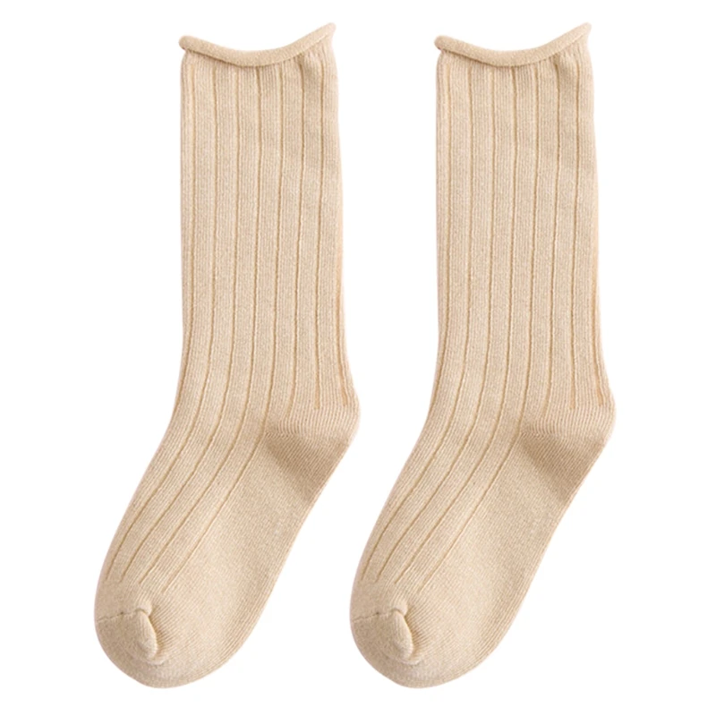 Детские длинные носки для высоких ботинок однотонные карамельные цвета гетры