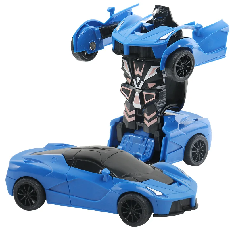 11 Новое поступление, игрушечный автомобиль с одной клавишей, автоматический робот-трансформер, пластиковая модель автомобиля, забавные игрушки для мальчиков, удивительные подарки, детская игрушка - Цвет: 11