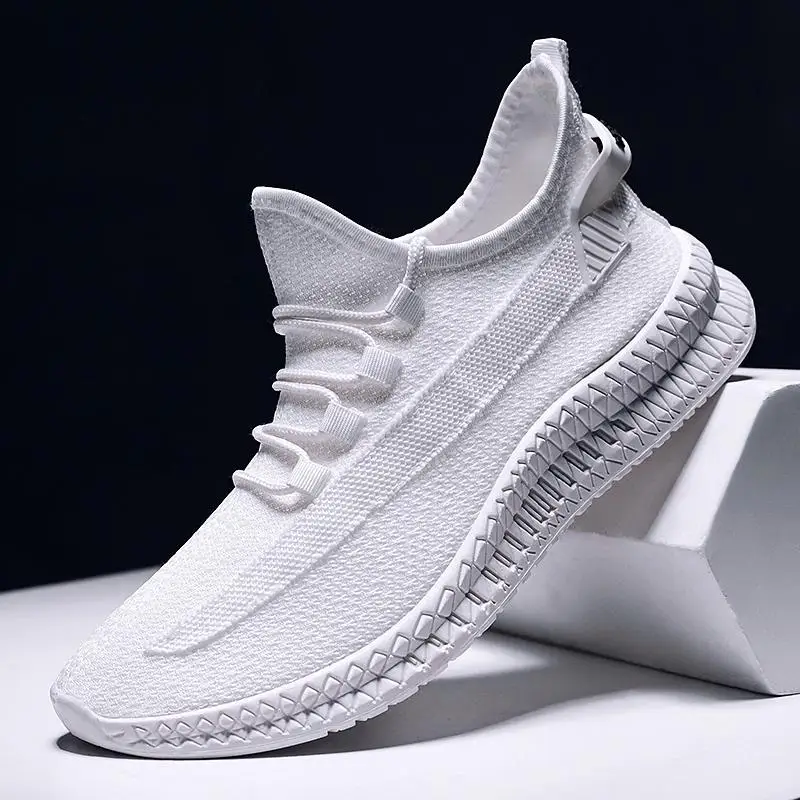 

Men Sneakers Breathable Running Shoes Outdoor Sport Fashion Comfortable Casual Gym Mens Shoes Zapatos De Hombre White Shoes