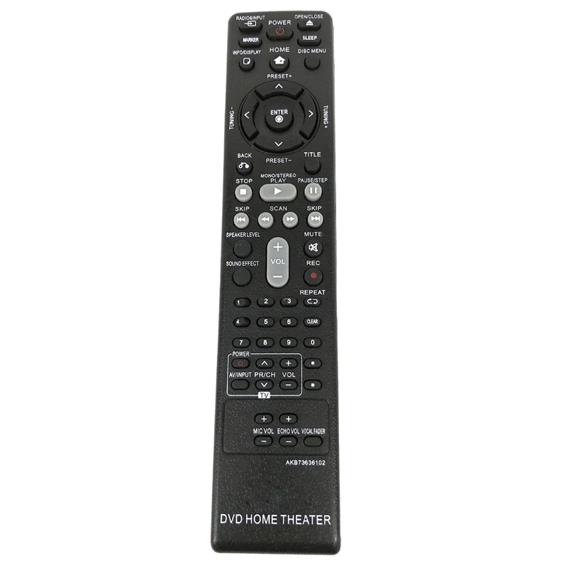 

Пульт дистанционного управления AKB73636102 для домашнего кинотеатра LG DVD AKB72911011 AKB37026851