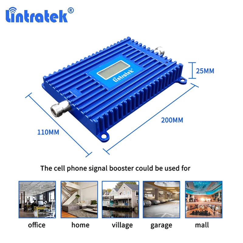 Усилитель сотового сигнала Lintratek 4G 700 МГц LTE Band 28|Усилители сигнала| |