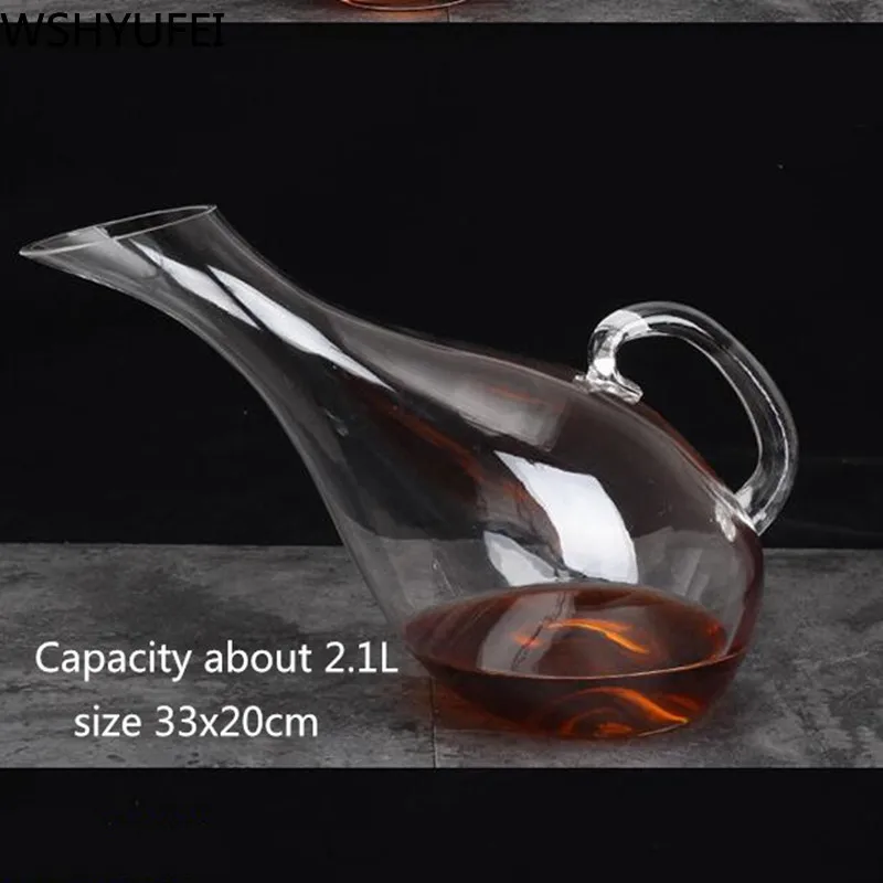 1 шт./лот Европейский Декантер для вина индивидуальный u-тип наливный горшок