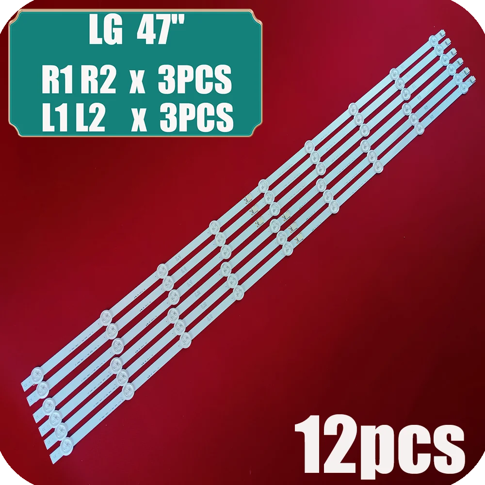 Новая светодиодная подсветка для LG 47 дюймов LC470DU 47LN5400 CN 47LN5700 47LA620V 6916L 1174A 1175A 1176A 1177A