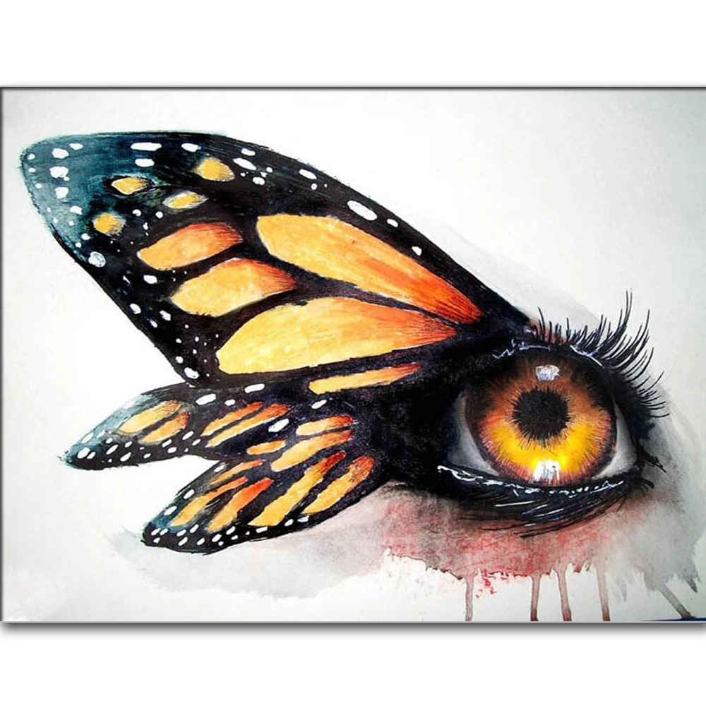 

Square/Round Diamond 5D DIY Diamond Painting Butterfly Eye Art 3D Embroidery Cross Stitch 5D Home Decoration Gift