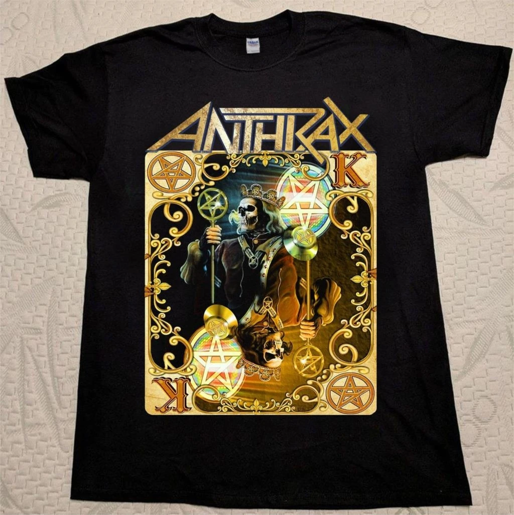 

ANTHRAX -TWIN EVIL- SHIRT MEN REPRINT SHORT SLEVEE 100% 100% COTTON USA Size Short Sleeves New Fashion T-Shirt Men Clothing