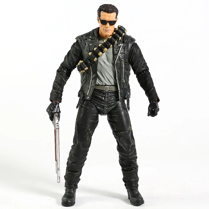 NECA Terminator 2: Judgment Day T-800 Arnold Schwarzenegger PVC Action Figure Collectible Model Toy 7" 18cm | Игрушки и хобби