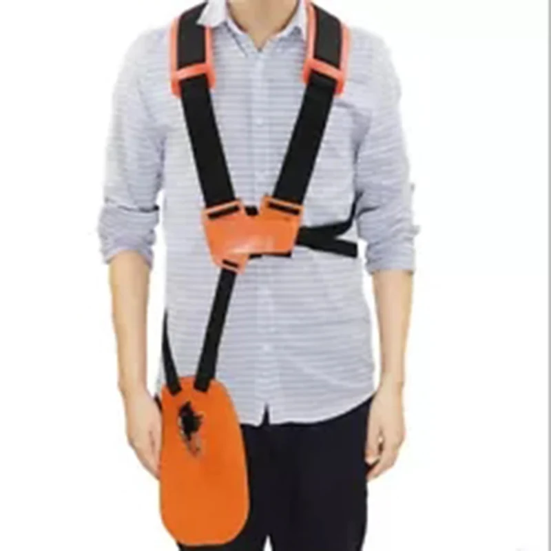 

1pcs Strimmer Double Breasted Shoulder Harness Strap Padded Belt Garden Protection Panel For Brush Cutter Mower Trimmer Hot！