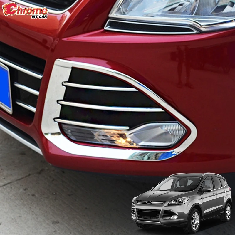 Хромированные передние противотумансветильник для Ford Escape Kuga 2 2013 2014 2015 2016 |