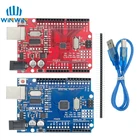 Микросхема UNO R3 CH340G + MEGA328P SMD, 16 МГц для платы разработки Arduino UNO R3, USB-кабель ATEGA328P, один комплект